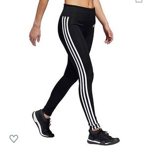 Adidas 3 stripe active leggings